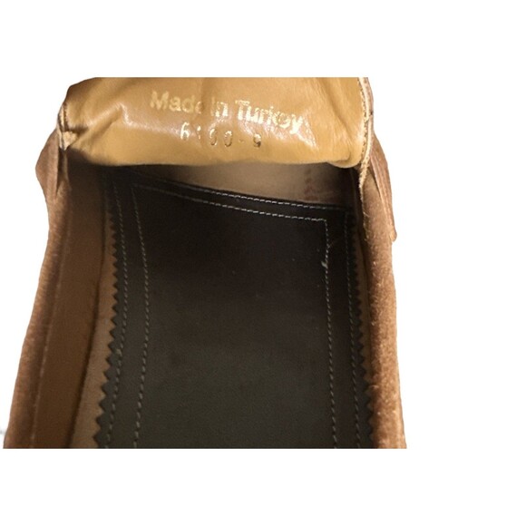 ALAN PAYNE MENS SHOES LOAFERS  GOLDEN BROWN SIZE 9 MSRP $250 main image 4